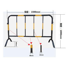 Temporary Fence Galvanized Temporary Foldable Picket Fence for crowd control